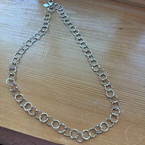 Elegant sterling Silver Chain Necklace